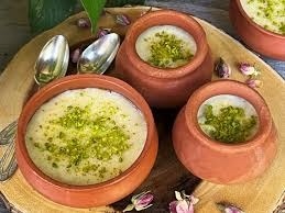 Phirni (creamy ground rice pudding)
